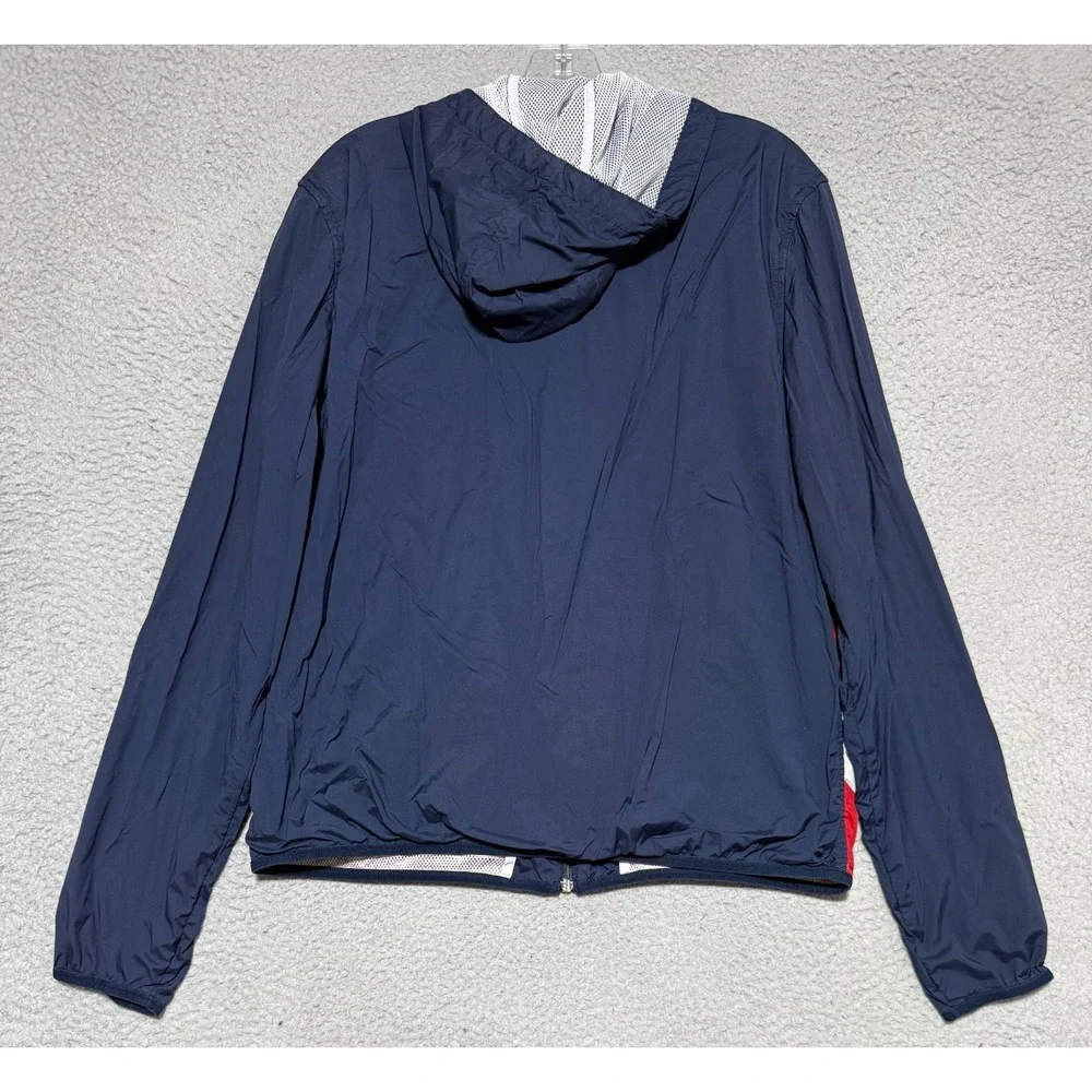 Vintage Tommy Hilfiger TH85 Nylon Hooded Full Zip Jacket Mens Medium